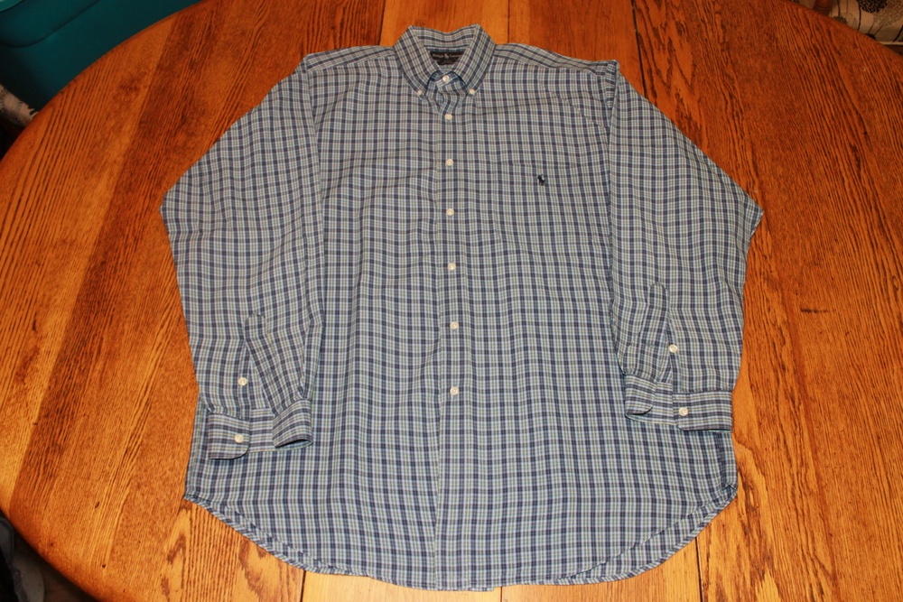 Ralph Lauren Shirt Mens XL Blake Plaid Button Down Long Sleeve Classic Fit